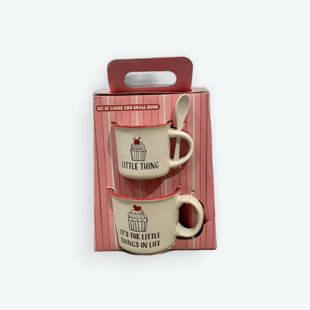 Little Things Large and Small Mug Set